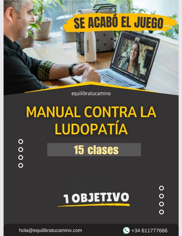 Curso online para superar la adicción al juego — 15 módulos ETC.