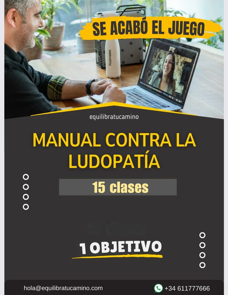 Curso online para superar la adicción al juego — 15 módulos ETC.