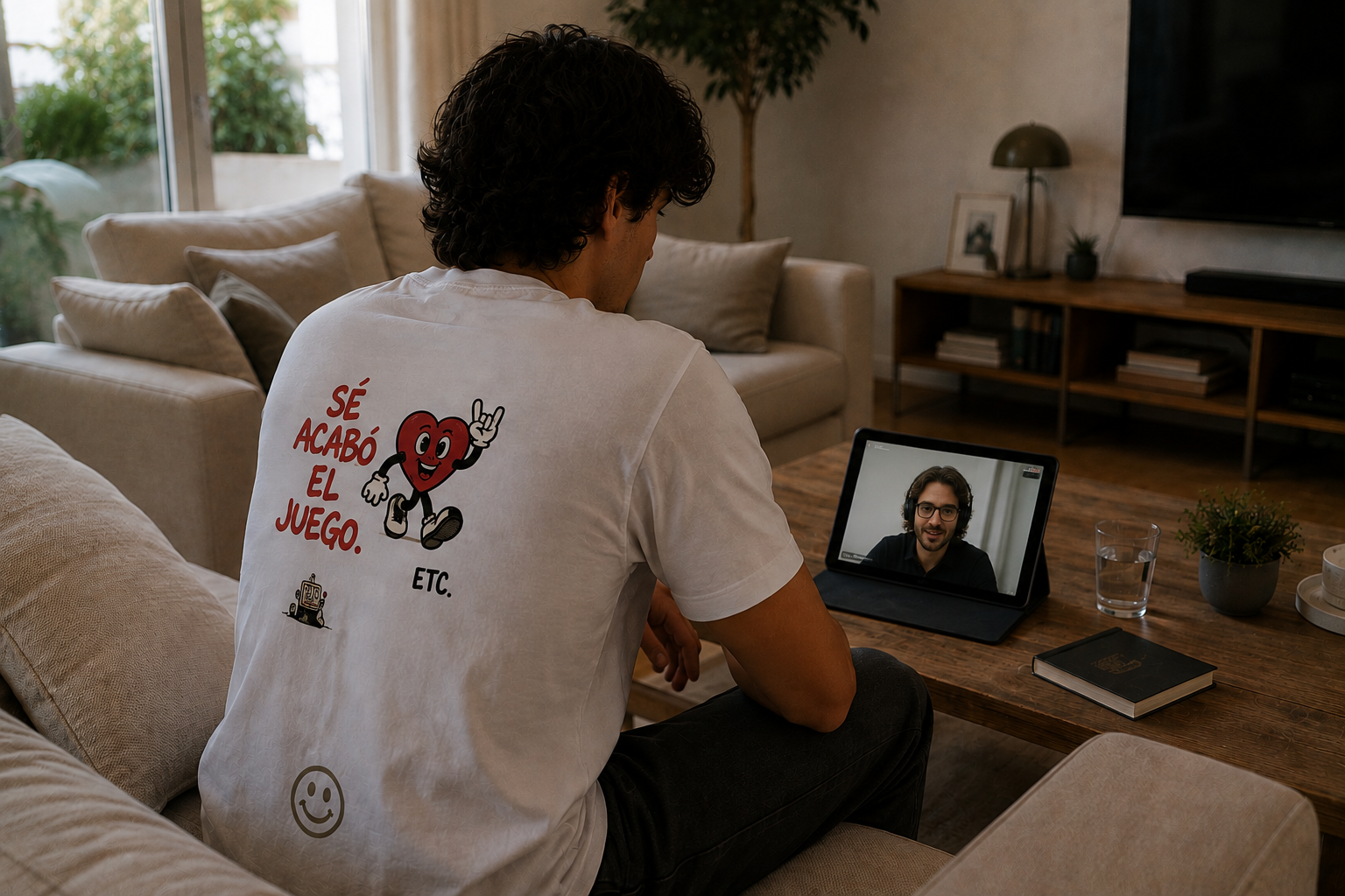 Sesión online con terapeuta ETC.