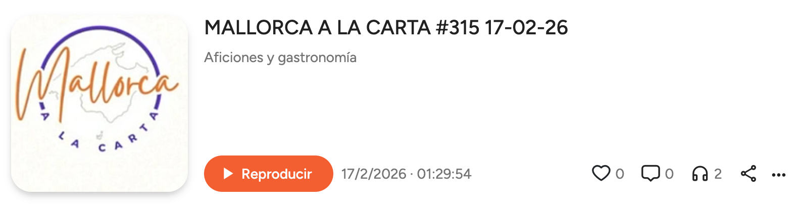 Canal 4 — Mallorca a la Carta programa